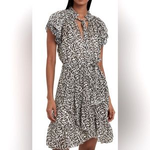 Apiece Apart Monochrome Asymmetrical Dress